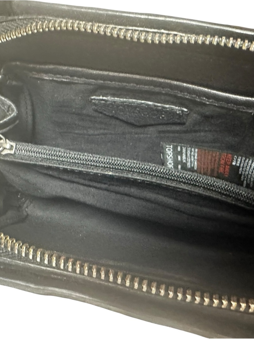 Topshop Black Studded Crossbody Bag Faux Leather Minimalist Shoulder Purse Small - Picture 5 of 9